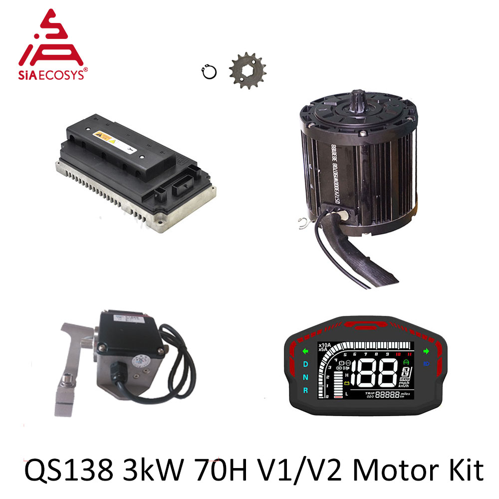 Fardriver Nd72850 Controller - QSMOTOR QS138 3000W 72V Orta Tahrik