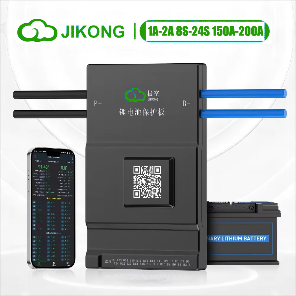Smart Bms 24S 200A Bluetooth Lifepo4 - JK BMS Aktif Dengeleyici 150A 200A