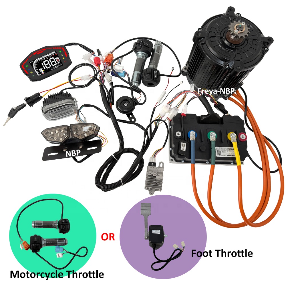 QS180 72-96V 8000W Orta Tahrik - Fardriver Nd72850 Controller incelemesi ve fiyatı