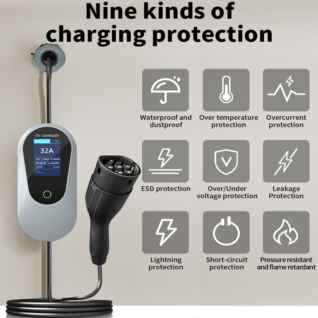 Tip-2 Taşınabilir elektrikli a - Ev Charger Type 2 22Kw 32A 3 Phase incelemesi ve fiyatı