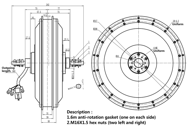 QS 273 V3 72v 8000W E-bisiklet - Qs Motor 273 8000W Hub Motor incelemesi ve fiyatı